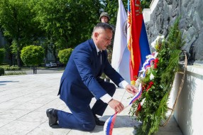 Polaganje venaca povodom Dana pobede na fašizmom