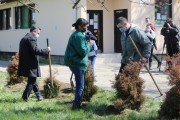 Sadnja mladica drveća u dvorištu vrtića "Hajdi"