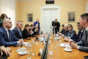 Prijem delegacije iz Hrvatske povodom praznika (Sveti Josip) hrvatske manjine u Srbiji