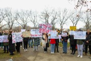 Protest ispred Medicinske škole
