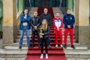 Prijem za prvake Srbije u boksu i prvaka sveta u bodi bildingu