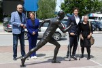 Otkrivanje skulpture Jovana Mikića Spartaka